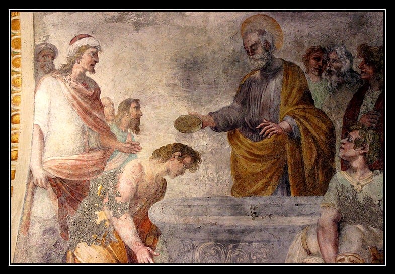Baptism marked entry into the Christian community and was often preceded by long preparation.