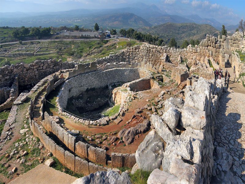 Ruis of Agamemnon palace