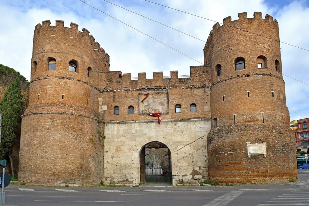 Aurelian Wall gate (Porta San Paolo, Rome)