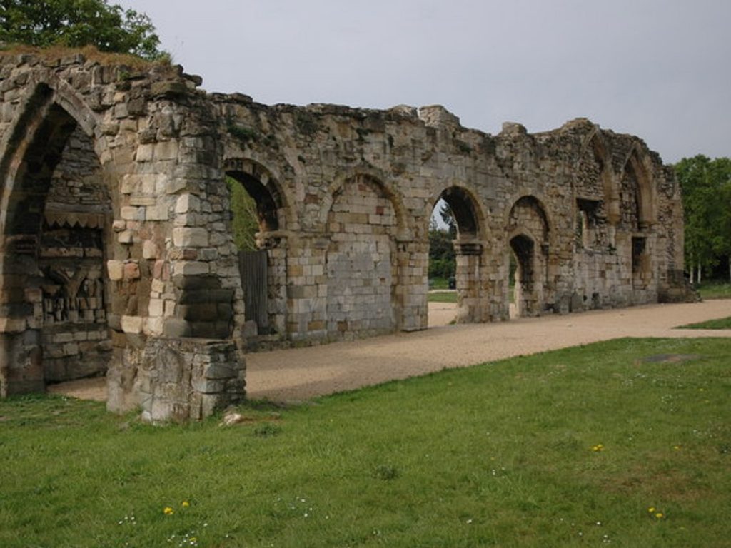Ruins of St Oswald’s Priory, Gloucester